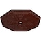 Ekena Millwork Spring Octagonal Medallion (Canopies up to 3"), 29 1/8"OD x 2 1/4"ID x 1 1/8"P, Brushed Mahogany CM30SPBMF - alternate 3